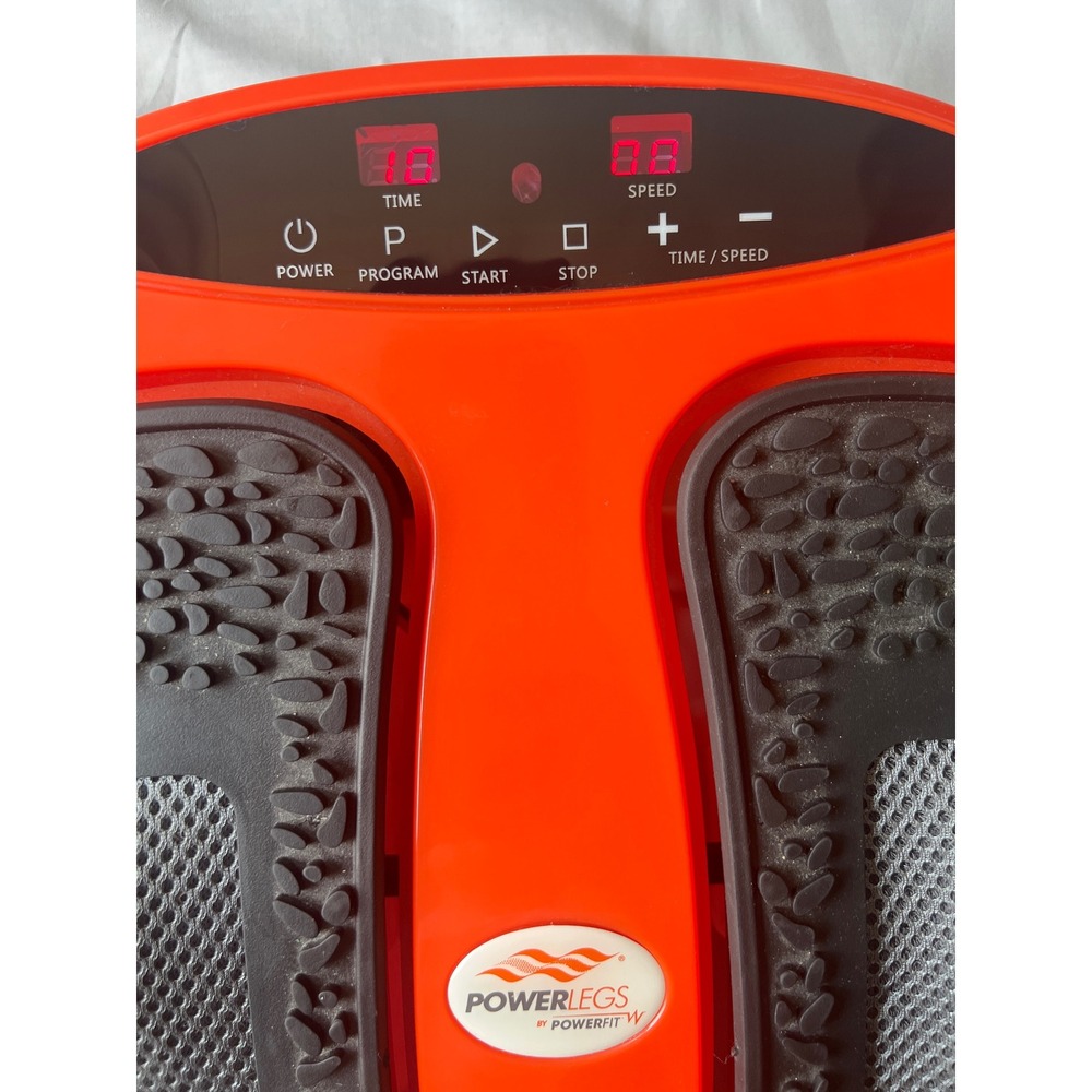 PowerFit Power Legs Vibrating Foot Massager Exerciser Orange ETF002M Tested - Picture 4 of 9